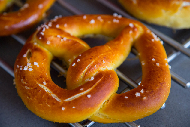 sourdough pretzel